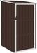 Abri de jardin 87x98x159 cm acier galvanisé marron