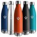 Vikaster Thermos 0,75 l, lekvrije thermosfles, 750 ml, BPA-vrij, herbruikbare thermoskan, roestvrij staal, voor camping, yoga, gym, fitness, reizen, outdoor