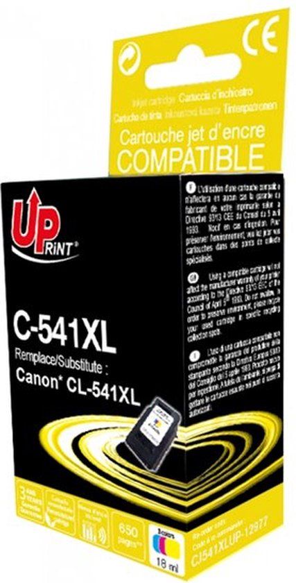 T3AZUR CJ541XLUP Inktcartridge Zwart, Cyaan, Magenta, Geel