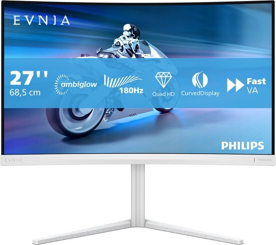 Philips Evnia 27M2C5501/00 27" QHD 180Hz Curved Gaming Monitor