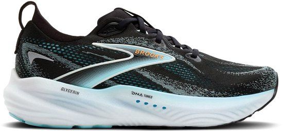 Brooks Glycerin 22 Hardloopschoenen Heren - Zwart - Blauw - Wit - Maat 42.5