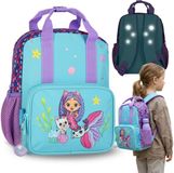 sarcia.eu Gabby's Dollhouse Rugzak voor meisjes, kleine rugzak voor de kleuterschool en uitstapjes, met reflecterende elementen 6,5L