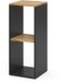 Vicco Tomy Étagère – 30 x 74 cm avec 2 compartiments ouverts Anthracite/chêne doré