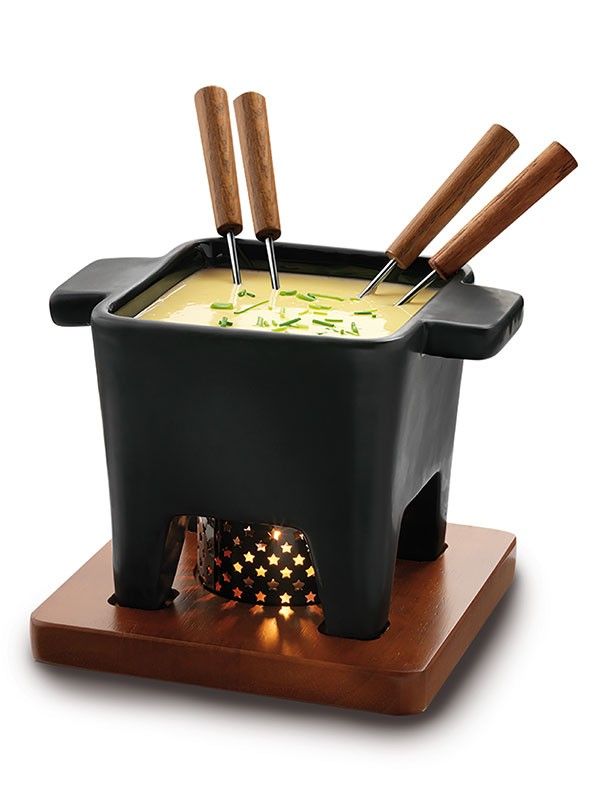 Boska Fondue Set - Zwart - 4 Personen