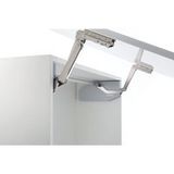 Häfele Ferrure de relevage FREE SWING pour hauteur de caisson 500-670 mm, 2,5 - 5,9 kg - S2sw - Blanc