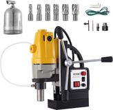 1100W foretuse magnétique avec une force magnétique de 12000 N, incluant 6 pièces de fraises annulaires HSS