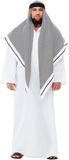 Smiffys Deluxe Fake Sheikh Kostuum - L - Wit