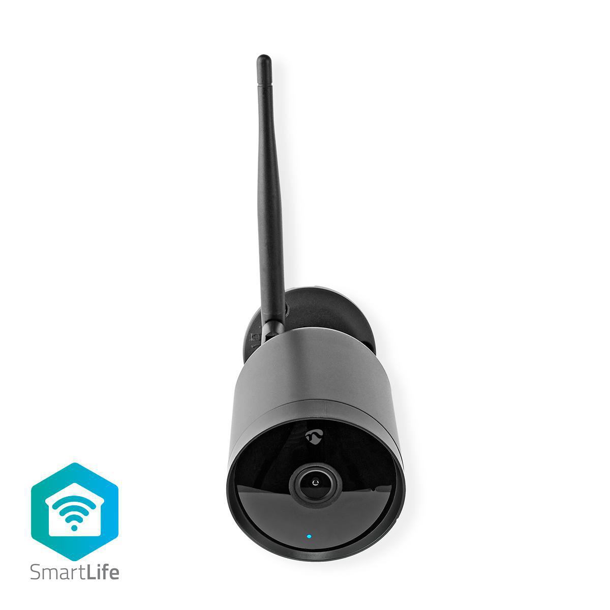 Nedis WiFi Smart Outdoor IP-camera | Full HD | Metalen behuizing | Waterdicht (IP65)