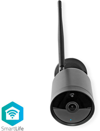 Nedis WiFi Smart Outdoor IP-camera | Full HD | Metalen behuizing | Waterdicht (IP65)