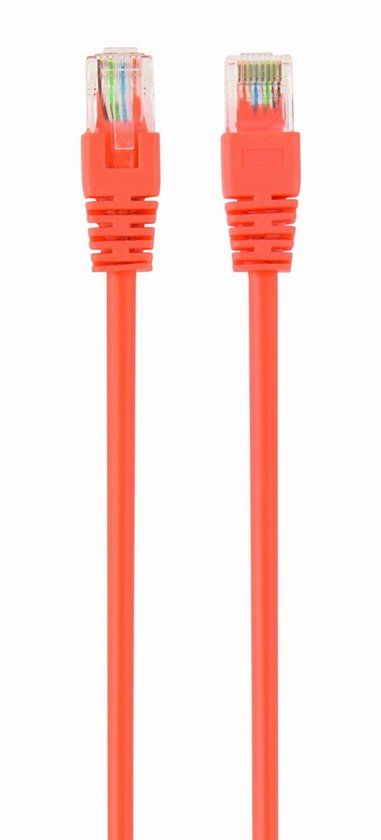 Cablexpert PP12-1M/O - Netwerkkabel, UTP Cat5E, oranje, 1 meter
