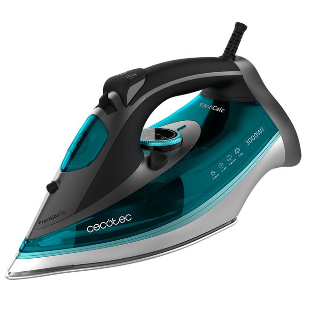 Cecotec Fast&Furious 5040 Absolute Steam Iron - 3000W - Black/Grey/Turquoise