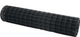 vidaXL Euro hek 1 x 25 m PVC-gecoat ijzer grijs