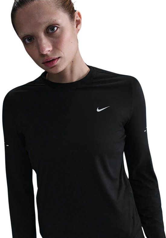 Nike Swift UV Dri-Fit Sportsweater Dames Zwart S/36