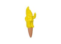 Fisura - Bewateringssysteem voor potten. Waterfiguur gele kabouter. Waterdispenser voor planten, capaciteit 100ml. Zelf water gevend. Materiaal: Terracotta. (Geel)
