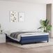 vidaXL Boxspringbedframe, blauw, 160x200 cm, stof