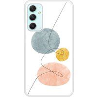 Samsung Beschermende siliconen case compatibel met Galaxy A34 5G One line blauw