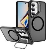 Selected by GSMpunt.nl Hoesje Geschikt voor Samsung Galaxy S26 Plus - Compatibel met MagSafe & Qi2 - Back Cover met Standaard - Camera Kickstand - Zwart