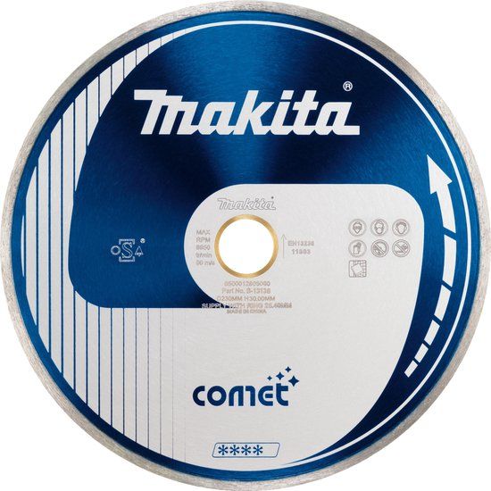 Makita diamantdoorslijpschijf Comet 125 x 22.23 x 5 mm
