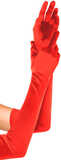 Leg Avenue Long Satin Gloves - 0714718002484