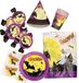 Merkloos Halloween Thema feest papieren party set - vleermuis - 31 delig - 6 personen - wegwerp servies
