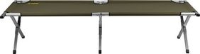 Abbey Camp Campingbed XL - Luxe - Zwart - 200 x 68 x 43 cm - Aluminium