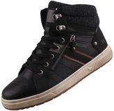 Mustang heren hoge sneaker zwart