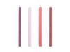 HAY Bougies Square Candle, lot de 4 Reds-bordeaux