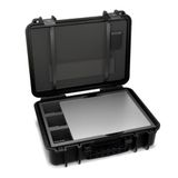 Sunslice LinkPower Mini Flightcase voor Starlink Mini, Waterdichte ABS-Harde Koffer met Externe DC-Aansluitingen, IP54, voor Draagbare Batterij en Zonnepaneel