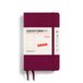 LEUCHTTURM1917 370551 weekkalender 2025, Pocket A6 hardcover - 12-maanden-planner, 80 g, gelinieerd - Port Red