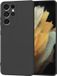 Techsuit Soft Flex Silicone Back Cover étui pour Samsung Galaxy S21 Ultra - Noir
