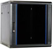 DSIT 12U wandkast ongemonteerd met glazen deur 600x600x635mm (BxDxH)