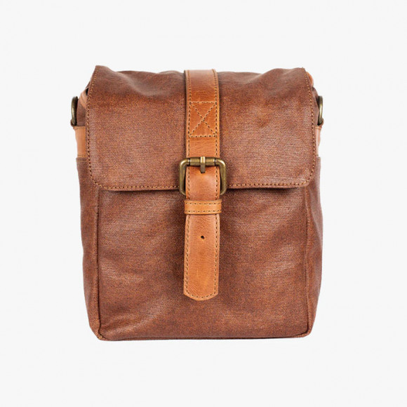 Bronkey Berlin Camera bag Waxed Canvas Coffee Color