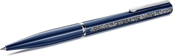 Swarovski Shimmer Glide balpen, Blauw, Blauw gelakt, verchroomd