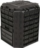 vidaXL Tuincomposter Zwart 71 x 71 x 81,5 cm 100% PP