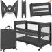 Lionelo Patty - 5-in-1 Baby bed & Co Sleeper – Reisbed, Box & Kinderbed – Campingbedje - T25-Matras – 2 Hoogtes – Wielen – Mesh – Transporttas