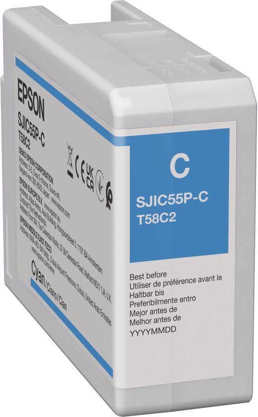 Epson SJIC55(C) inktcartridge Cyaan Origineel