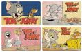 Logoshirt Ontbijtplankenset Tom & Jerry - Set van 4 - Kunststof - Multicolor