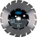 Tyrolit 574850 Premium diamantzaag voor vloeren, laag, asfalt, Fsa, C7Sw, 600 mm x 3,6 mm x 25,4 mm, segmenthoogte 9 mm