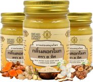 White Water Plum Baume Parfumée White Water Plum Baume Parfumée, Baume de Massage Thaïlandais Original pour la Relaxation Musculaire et le Soulagement de la Douleur, 50 g, Lot de 3