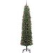Sapin de Noël artificiel vert 210 cm PVC et acier et plastique