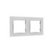 Shelly Wall Frame 2 wh Frame - White