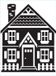 Darice Embossing sjabloon huis en hek