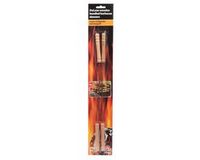 BBQ Collection Spiezen - 4x stuks - metaal met houten handvat - 38 cm