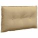 vidaXL Rugkussen Grijs Groen 80 x 50 cm Corduroy stof
