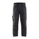 Blåkläder Service Werkbroek met Stretch 1459-1845 - Medium Grijs/Zwart - D112