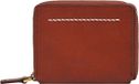 FOSSIL Westover Card Case Cinnamon Terracotta Leren Kaarthoes