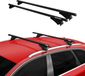 Menabo Barre de toit compatible avec Cupra Formentor 2024-2025 Fl 75kg Alu Noir 2x