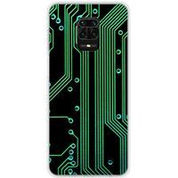 Xiaomi Redmi Note 9 Pro Texture circuit geek bedrukt siliconen hoesje