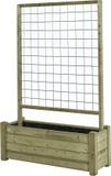 Talen Buitenmeubelen Bloembak met rek 40x120 cm