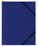 D.RECT Blauwe A4 Kaart met Elastiek, 450 micron PP